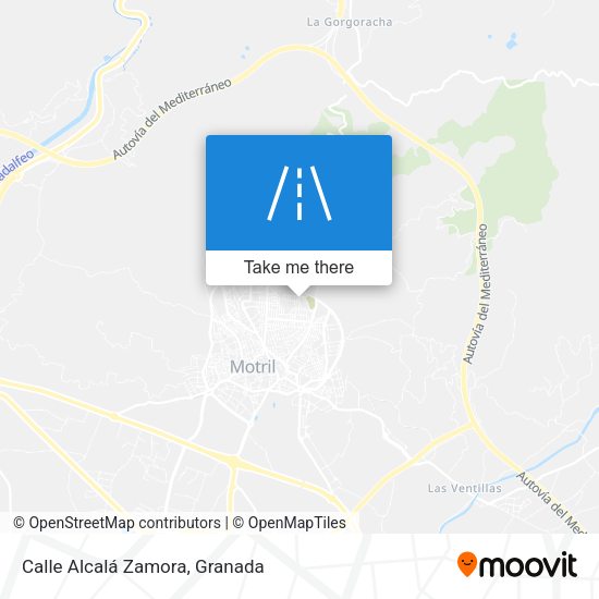Calle Alcalá Zamora map