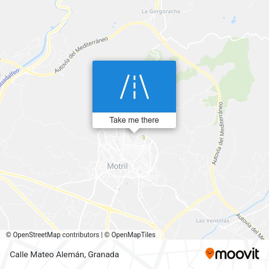 Calle Mateo Alemán map