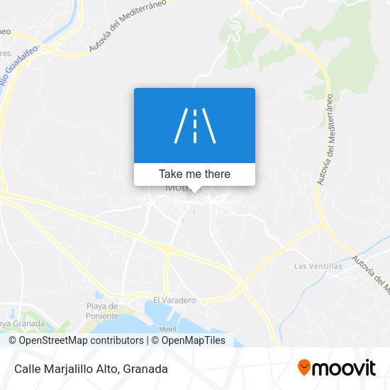 Calle Marjalillo Alto map