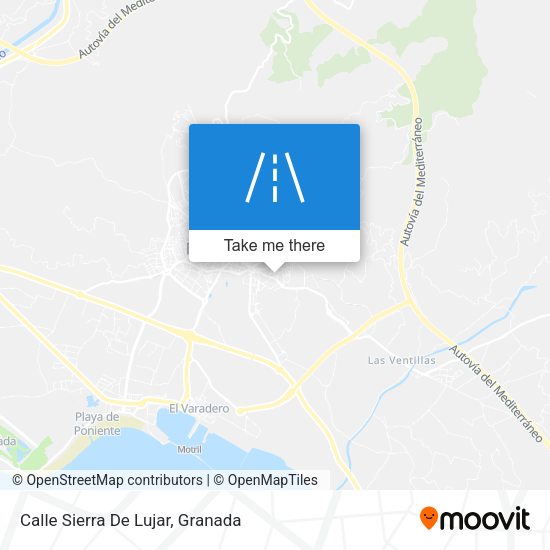 Calle Sierra De Lujar map