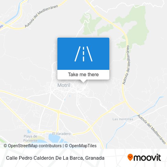 Calle Pedro Calderón De La Barca map