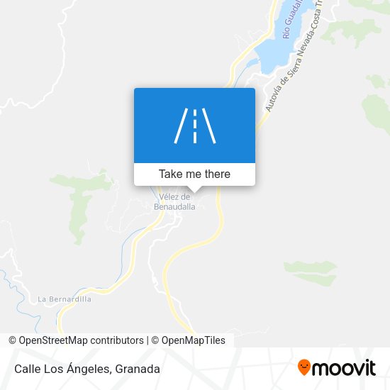 Calle Los Ángeles map