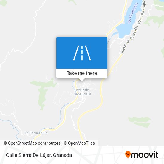 Calle Sierra De Lújar map