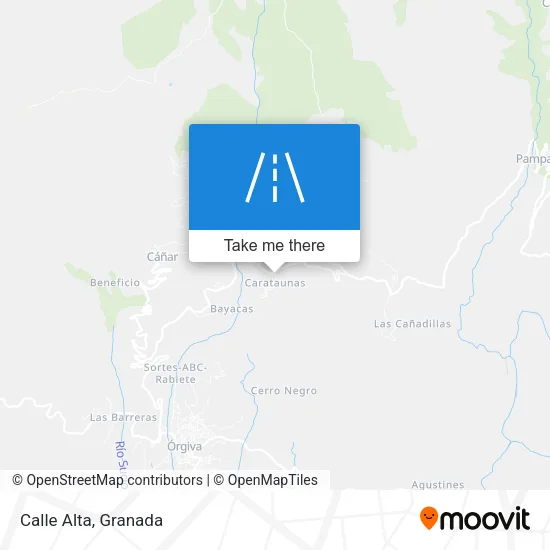 Calle Alta map