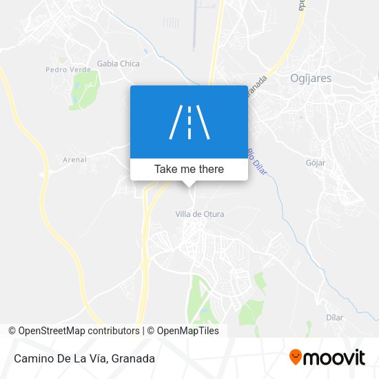 Camino De La Vía map