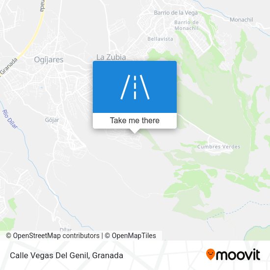 Calle Vegas Del Genil map