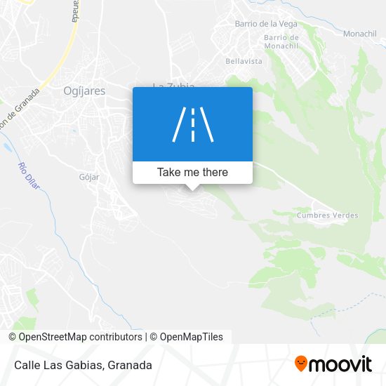 Calle Las Gabias map