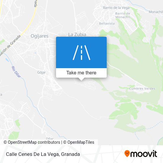 Calle Cenes De La Vega map