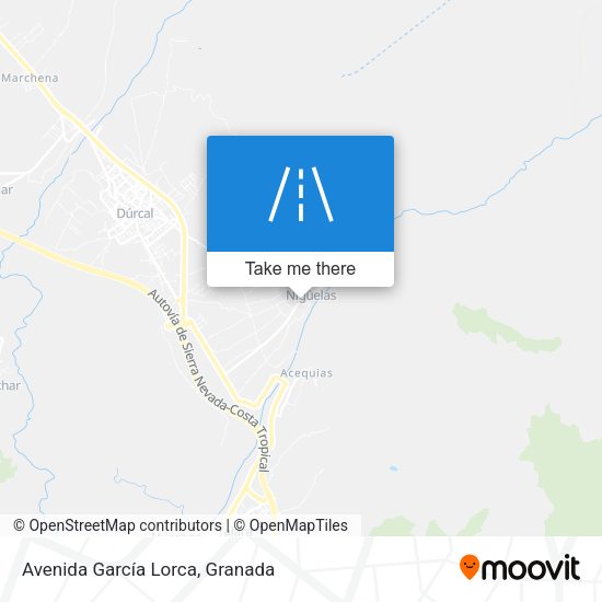 Avenida García Lorca map