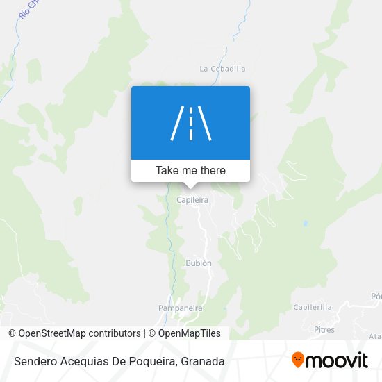 Sendero Acequias De Poqueira map