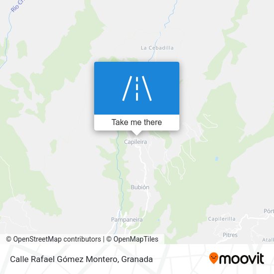 Calle Rafael Gómez Montero map