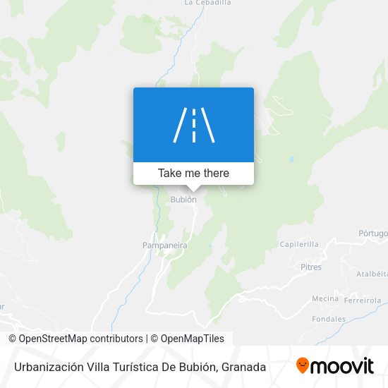 Urbanización Villa Turística De Bubión map