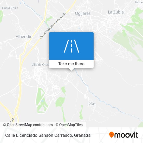 Calle Licenciado Sansón Carrasco map