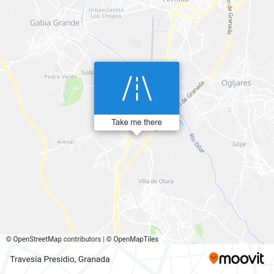 Travesía Presidio map
