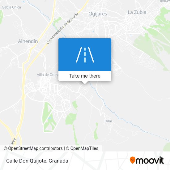 Calle Don Quijote map