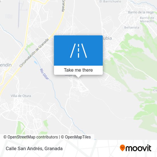 Calle San Andrés map