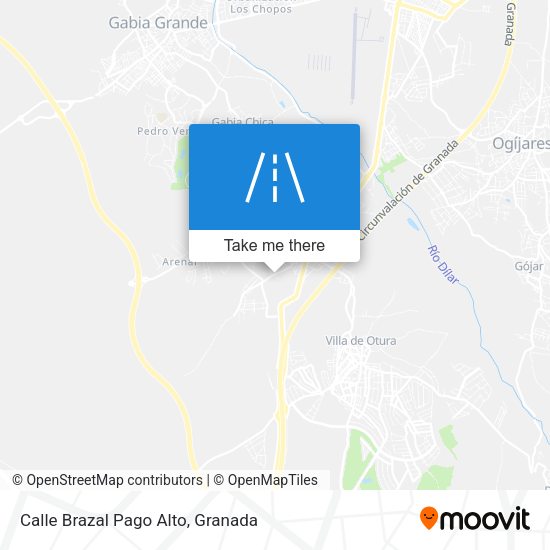 Calle Brazal Pago Alto map