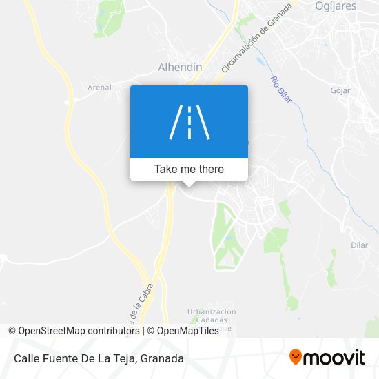 Calle Fuente De La Teja map