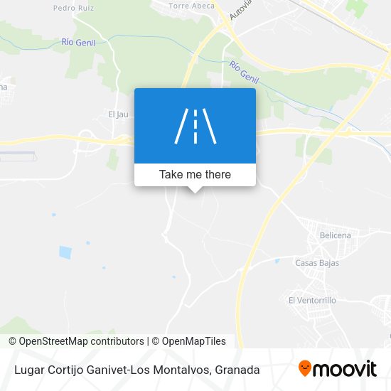 Lugar Cortijo Ganivet-Los Montalvos map