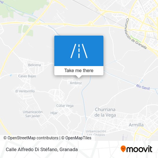 Calle Alfredo Di Stéfano map