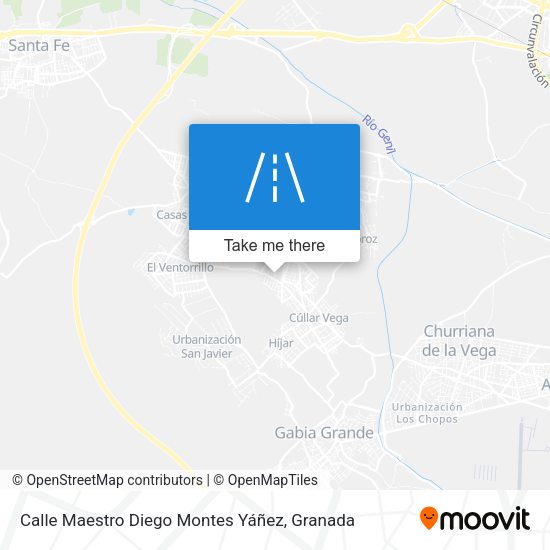 Calle Maestro Diego Montes Yáñez map