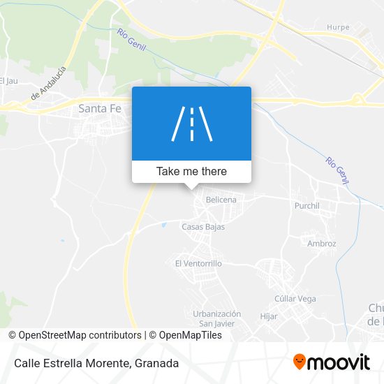 Calle Estrella Morente map