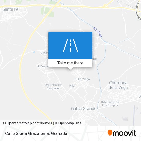 Calle Sierra Grazalema map