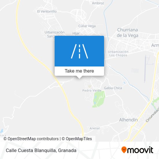 Calle Cuesta Blanquilla map