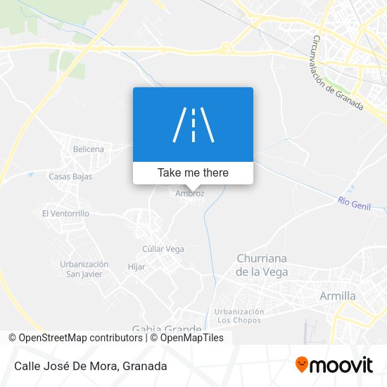 Calle José De Mora map
