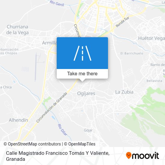 Calle Magistrado Francisco Tomás Y Valiente map