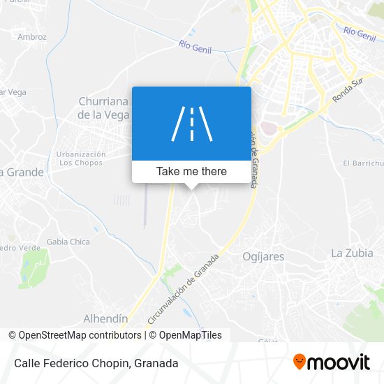 Calle Federico Chopin map