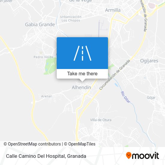 Calle Camino Del Hospital map