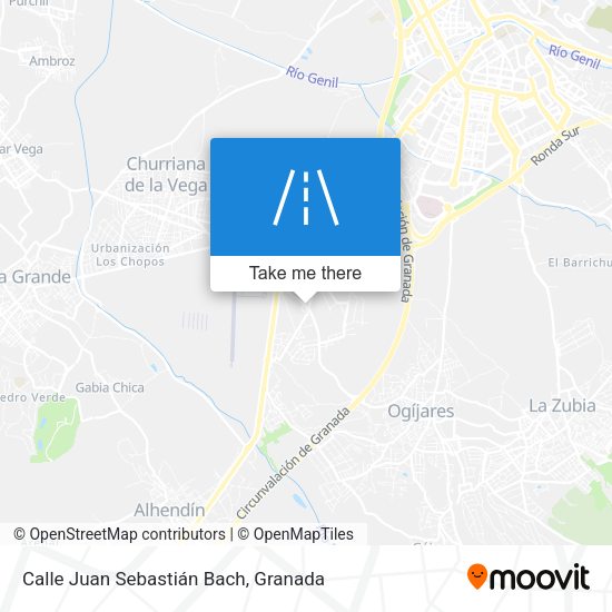 Calle Juan Sebastián Bach map