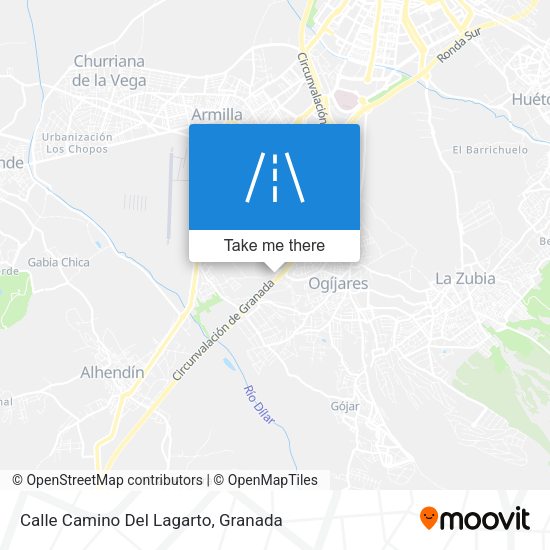 Calle Camino Del Lagarto map