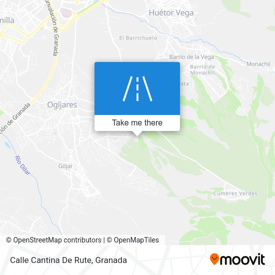 Calle Cantina De Rute map