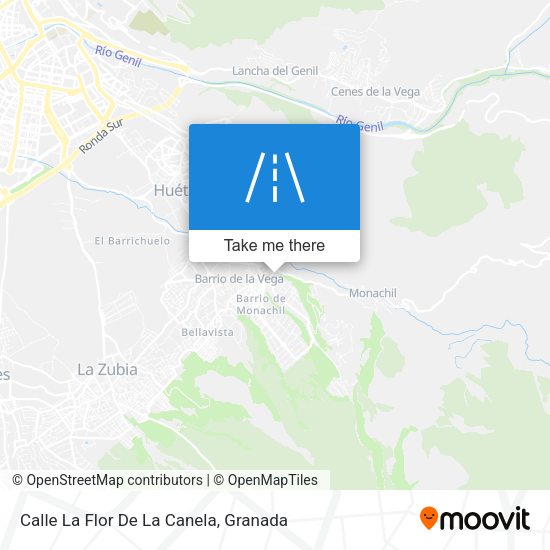 Calle La Flor De La Canela map