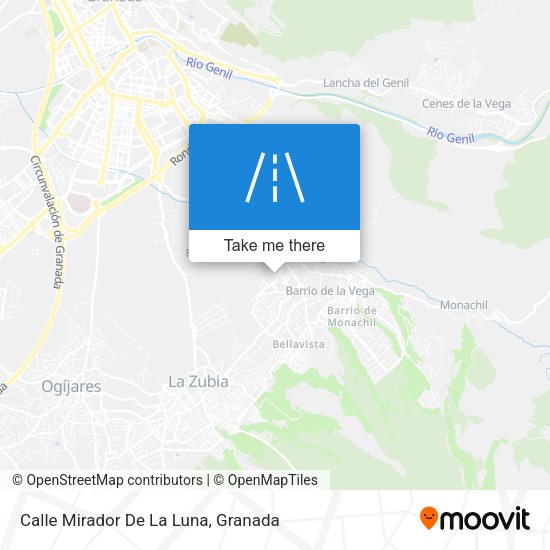 Calle Mirador De La Luna map