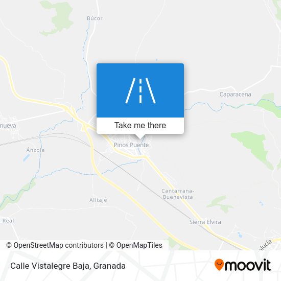 Calle Vistalegre Baja map