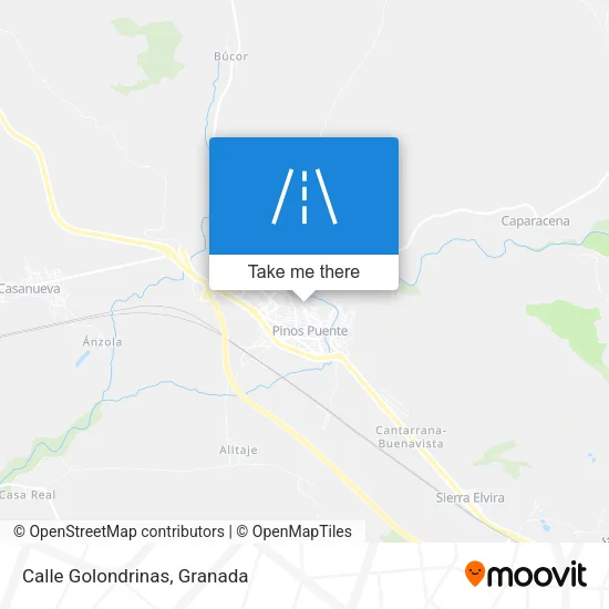 Calle Golondrinas map
