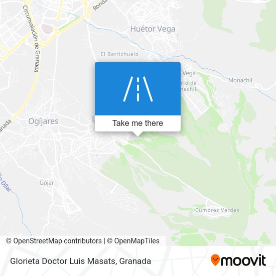 Glorieta Doctor Luis Masats map