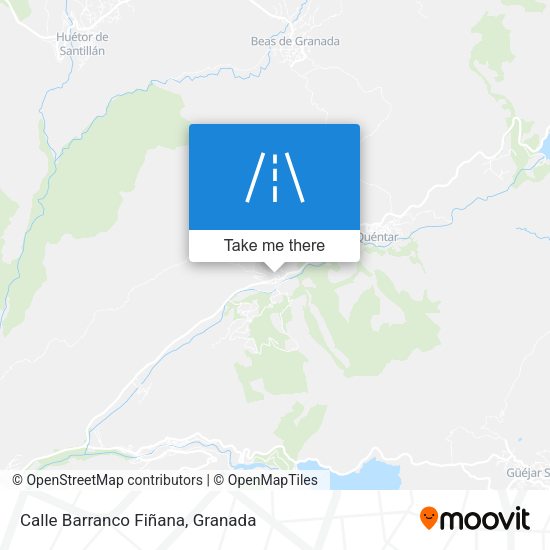 Calle Barranco Fiñana map