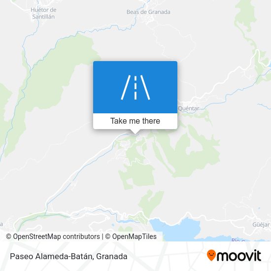 Paseo Alameda-Batán map