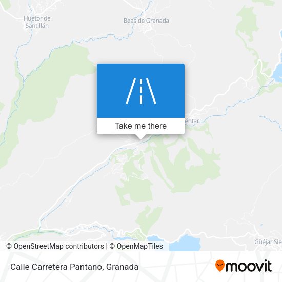 Calle Carretera Pantano map