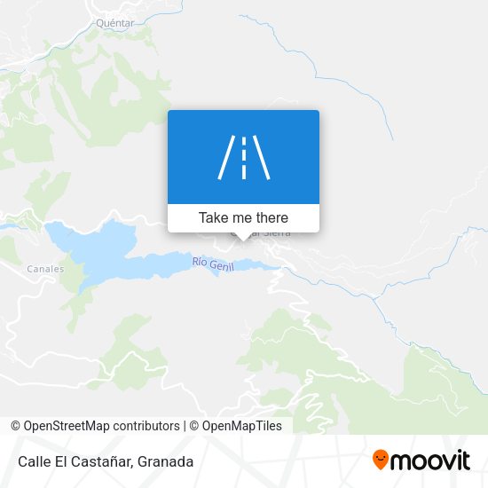 Calle El Castañar map