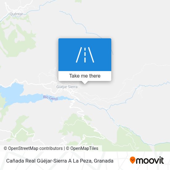 Cañada Real Güéjar-Sierra A La Peza map