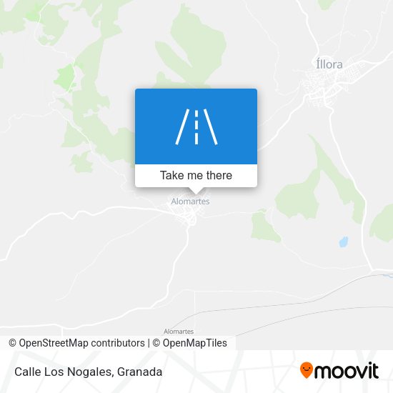 Calle Los Nogales map