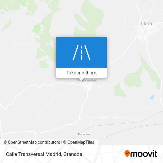 Calle Transversal Madrid map