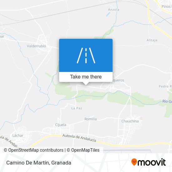 Camino De Martín map
