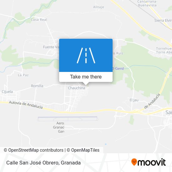 Calle San José Obrero map