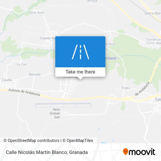 Calle Nicolás Martín Blanco map